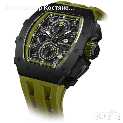 Нов часовник TSAR BOMBA Predator X Limited TB8204QMG - гаранция