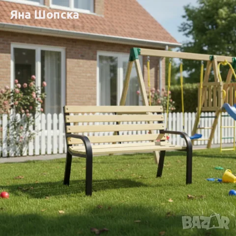 Детска пейка - здрава конструкция и модерен дизайн, снимка 4 - Градински мебели, декорация  - 55497189
