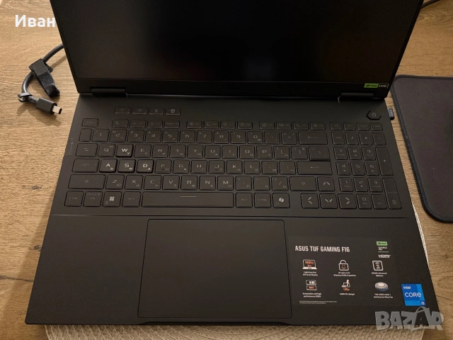 Гаранционен геймърски лаптоп Asus TUF F16 (FX608JH) RTX 5050 Intel I5 13450XH 32gb RAM, снимка 5 - Лаптопи за игри - 55088980