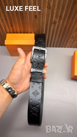 Louis Vuitton ⚜️ Естествена Кожа⚜️ Унисекс Колани , снимка 6 - Колани - 54795091
