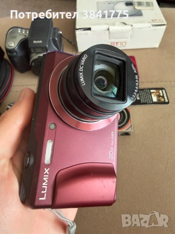 Комплект камери употребявани с 16 компактни фотоапарата и Feiyu Tech Summon Plus 4k гимбал, снимка 4 - Фотоапарати - 54697559