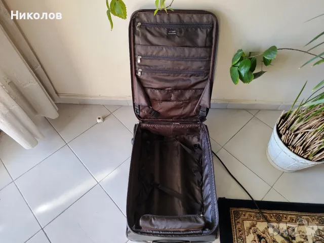 Куфар 2бр колелца "LE-SANDS" Ест. кожа  53/36/25см  "15€"!+Доставка!, снимка 9 - Куфари - 55243827