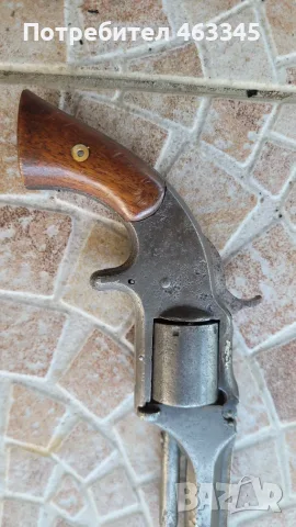 пистолет, пищов, револвер Smith and Wesson Mark 1, снимка 5 - Антикварни и старинни предмети - 55513266