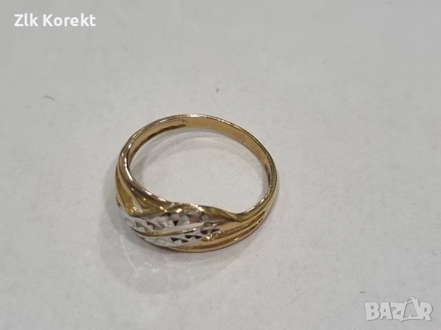 Дамски златен пръстен, снимка 3 - Пръстени - 55014124