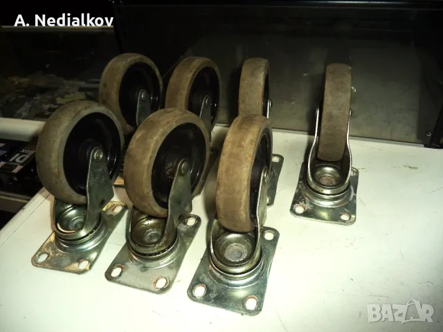 7 бр. колела за колони и др., снимка 2 - Други - 55411700