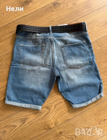 H&M Мъжки нови жестоки къси дънки, снимка 10 - Къси панталони - 55135921
