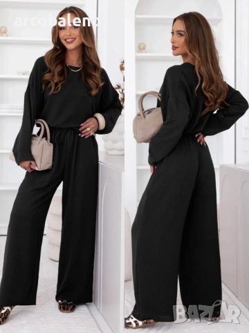 Дамски комплект блуза и панталони Shalina, 6цвята , снимка 10 - Комплекти - 52744152