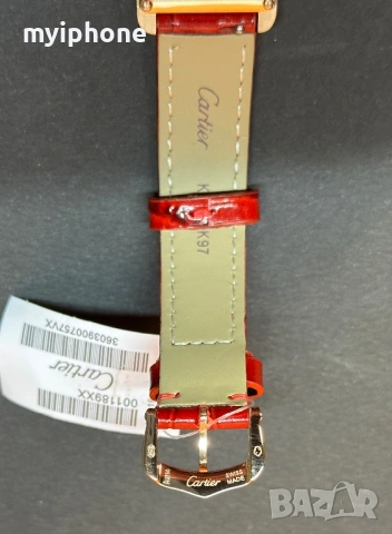 Луксозен дамски часовник Cartier, снимка 3 - Дамски - 49364233