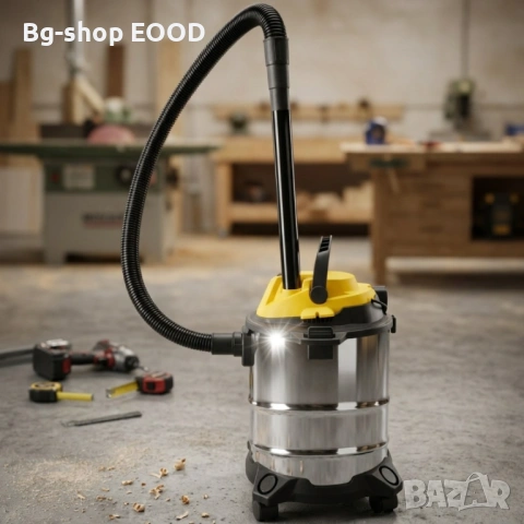 ПРОМО!! Прахосмукачка за мокро и сухо почистване Dust & Drop Series, 3в1, 15L, 1000W, снимка 2 - Прахосмукачки - 54638538