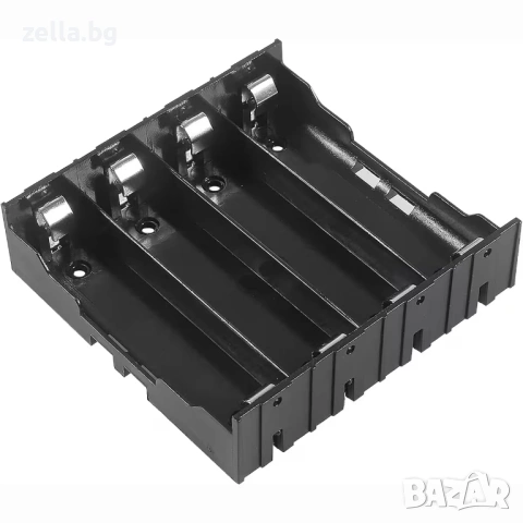 Комплект от 2 броя държачи за 18650 батерии – 4 слота, 3.7V, за серийно/паралелно свързване 10487, снимка 3 - Друга електроника - 54706401