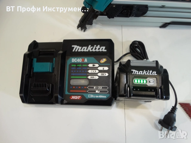 2025 - Makita BN 001 / XGT / 40V - Пистолет за дървени конструкции до 90 мм пирони, снимка 14 - Други инструменти - 55247880