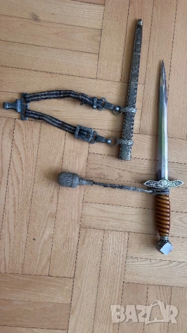 Германски офицерски кортик на Луфтвафе (Luftwaffe 2nd Model Dagger), снимка 10 - Антикварни и старинни предмети - 54837563