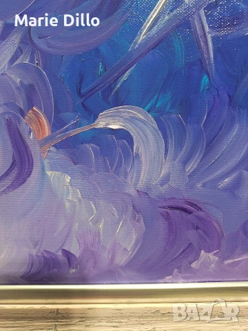 Авторска картина масло върху платно, снимка 3 - Картини - 53950270