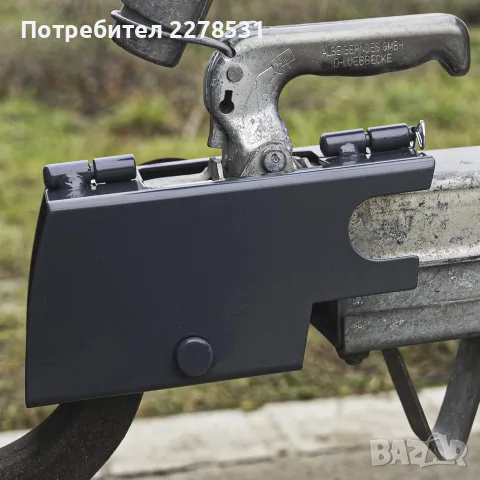 Заключваща кутия за теглича с катинар за ремаркета и каравани HASKYY, снимка 3 - Ремаркета - 55659536