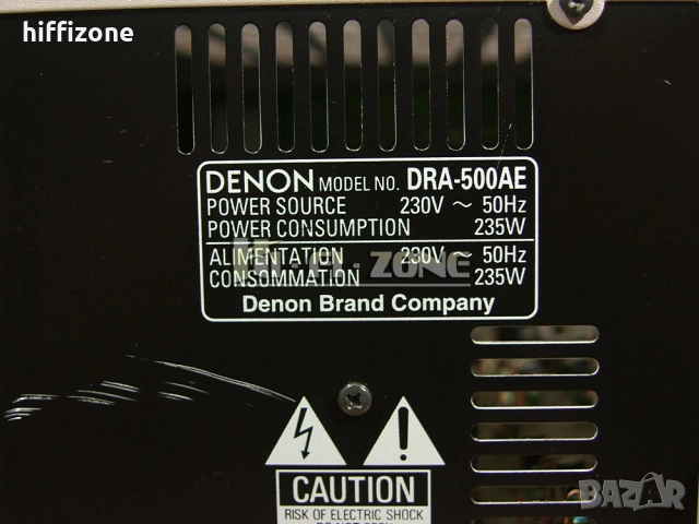 Ресивър  Denon dra-500ae /1 , снимка 9 - Ресийвъри, усилватели, смесителни пултове - 54061377