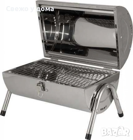 Барбекю A-SS115,HIBACHI; Площ за печене: 38х35см. ; поцинкована скара: 2.5х2.2мм. ; Площта за печене