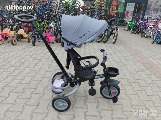 BYOX Детска триколка EXPLORE сив, снимка 2 - Други - 54493764