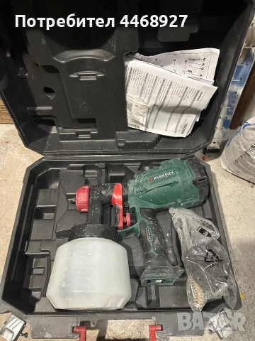 Акумулаторен пистолет за боядисване Parkside