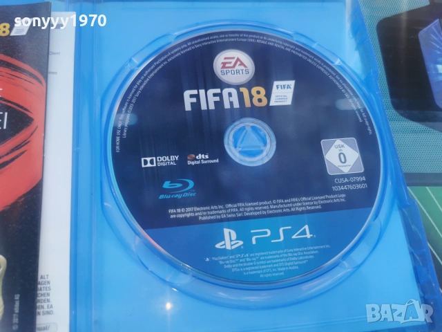 SONY PS4 FIFA 18 0507260927, снимка 16 - Игри за PlayStation - 55159628