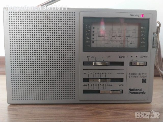 Ретро транзистор - радио National Panasonic RF-788, снимка 14 - Радиокасетофони, транзистори - 54893552
