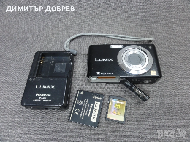 ЦИФРОВ ФОТОАПАРАТ PANASONIC LUMIX DMC-FS62 10MP CCD DIGITAL CAMERA Y2K DIGICAM, снимка 13 - Фотоапарати - 54988725