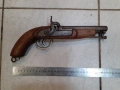 Стар автентичен военен капсулен пистолет,пищов,оръжиие, снимка 1