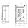 Френска чугунена печка 10kW , снимка 9