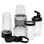 Мощен блендер за смутита с пълен комплект чаши и бутилки - BPA Free, импулсен режим, снимка 10