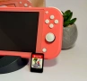 Nintendo Switch Lite Coral (Корал/Розов) + Super Mario Bros. Wonder | КАТО НОВО!, снимка 4