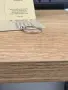 Пръстен 9К бяло злато 375 с 7 естествени брилянта 0.10 ct, 1.93 г,, снимка 8