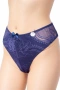 Hunkemöller дамски бикини 2XL в тъмносин цвят с дантела, снимка 2
