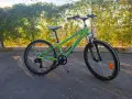 Юношески велосипед Cross Speedster 24" Електриковозелен 18 скорости Shimano, снимка 1