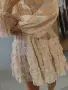Къса бежова рокля, снимка 2