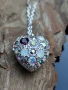 Колие сърце Swarovski , снимка 1