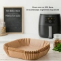 Незалепващи хартиени подложки за Air Fryer – 100 бр. - топлоустойчиви до 240°C, снимка 8