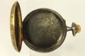 1900's REGULATEUR С Локомотив 68мм Джобен Часовник Син Емайл, снимка 6