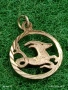 Сребърен медальон зодиакален знак КОЗИРОГ ♑ много красив 16738, снимка 4