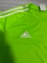 Оригинална спортна тениска Adidas Climalite неон зелена размер M, снимка 2