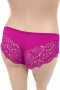 Hunkemöller дамско дантелено долнище, размер M, цикламено розово, снимка 4