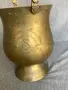  месингов съд с дръжка , снимка 1