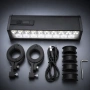 Ултра ярък 15 LED бар за велосипед, 4000 lm, USB-C, Бяла и жълта светлина, снимка 13