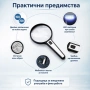 Голяма ръчна лупа 10X с LED осветление за четене стъклена увеличителна мощна дръжка професионална, снимка 6