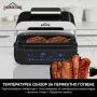Мултифункционален грил-фритюрник HOMELUX 6в1 с горещ въздух, 1700W, Дигитален сензор, 12 програми, L, снимка 7