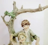Голяма фигура Capodimonte подписана B. Merli., снимка 3