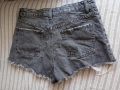 Дънкови къси гащи Zara с висока талия, снимка 2