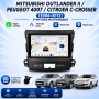 Мултимедия за Mitsubishi Outlander II / Peugeot 4007 / Citroen C-Crosser (2006-2012) Навигация CarPl, снимка 1