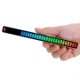 RGB LED лента с аудио активация, 32 LED диода, USB-C | Музикален VU метър за гейминг 10257, снимка 5