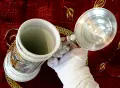 Порцеланова халба с калаен капак,пивоварна Binding. , снимка 7