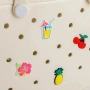 Плажна чанта EVA с декоративни pins 35x11x30см_1261991, снимка 3