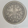 5 Франка Франция 1849 BB Strasbourg • Сребро • Cérès • Оригинална патина, снимка 2